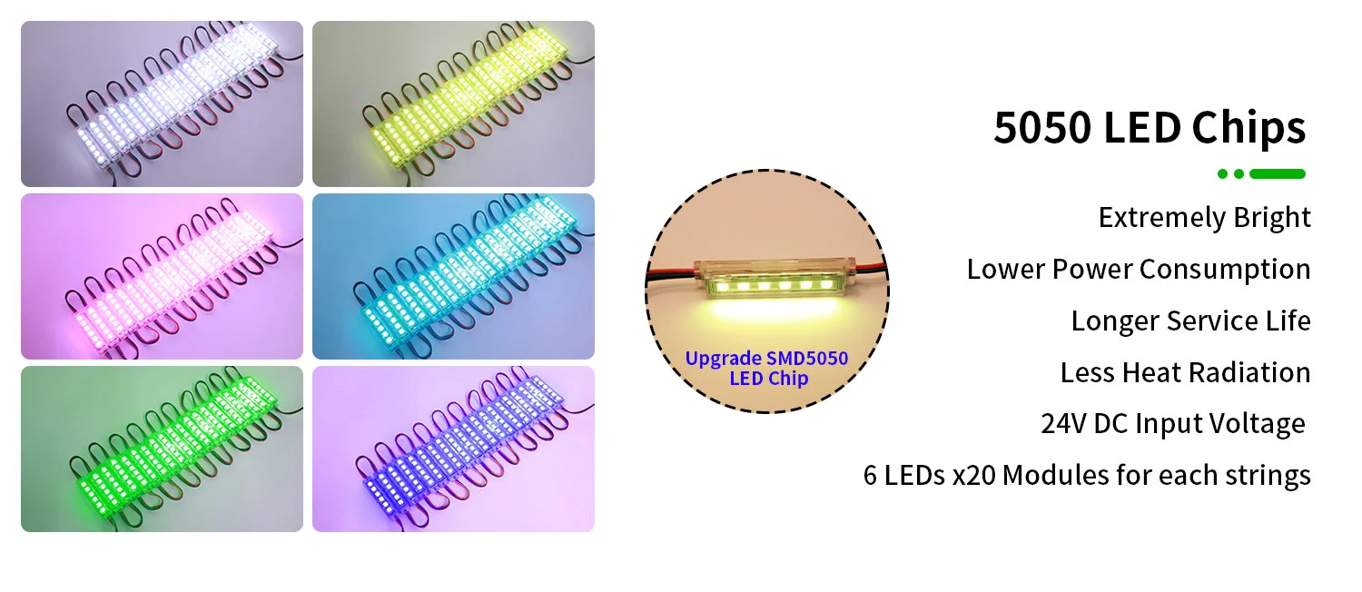 led module with lens